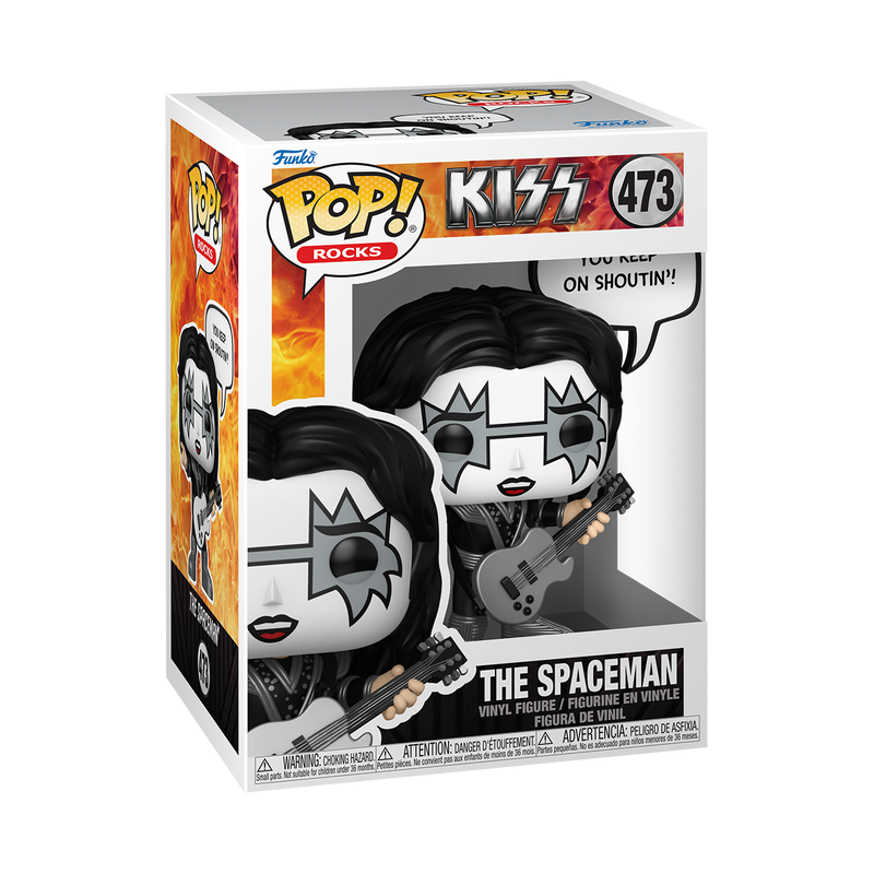 Funko Pop! Sayings - KISS: The Spaceman (Rock & Roll All Night) Vinyl Figure, image 2