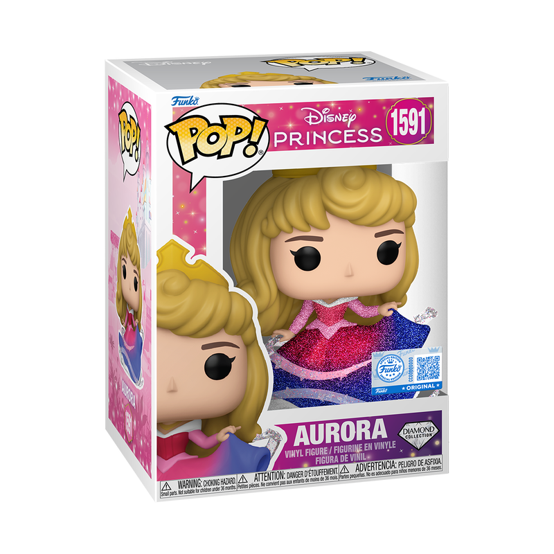 Funko Pop! Sleeping Beauty - Aurora Sleeping Diamond Glitter Vinyl Figure, image 2
