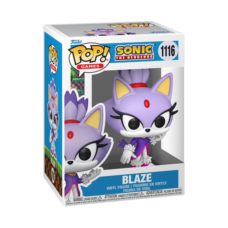 Funko Pop! Sonic - Blaze the Cat Vinyl Figure, image 2