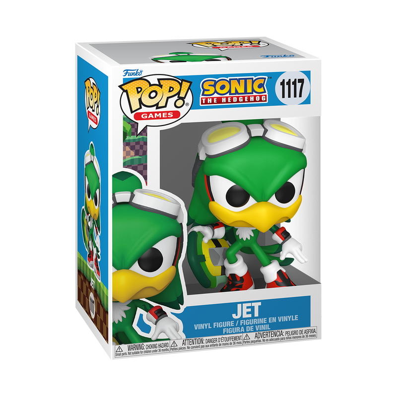 Funko Pop! Sonic - Jet the Hawk with Board Vinyl Figure