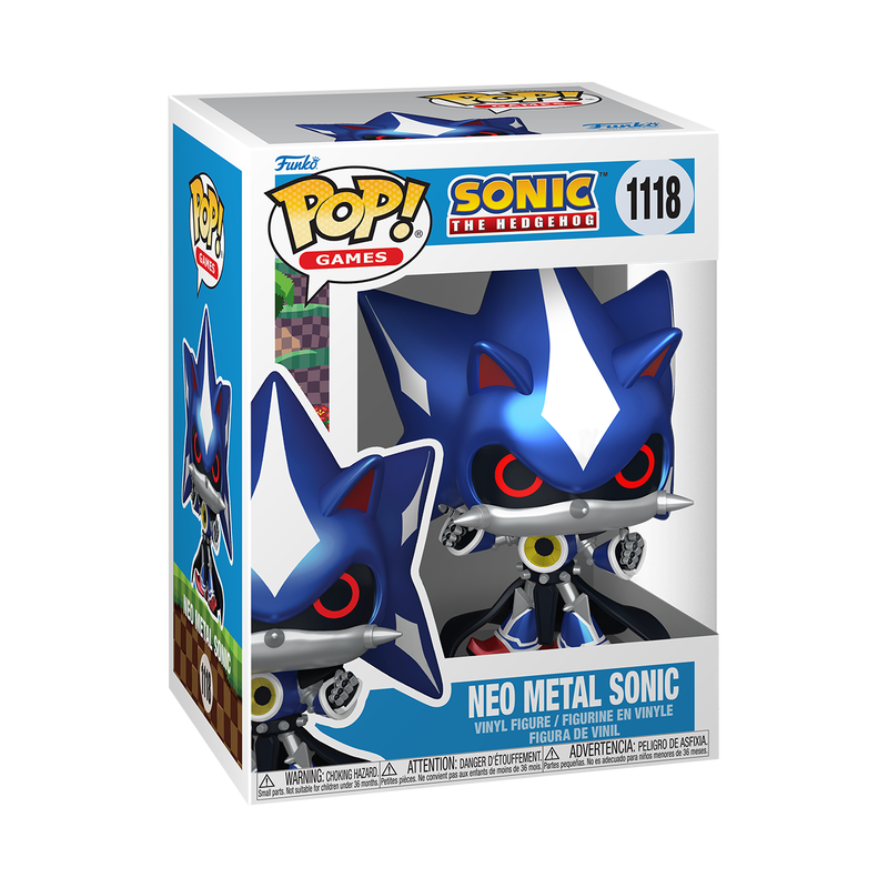 Funko Pop! Sonic - Neo Metal Sonic (Metallic) Vinyl Figure