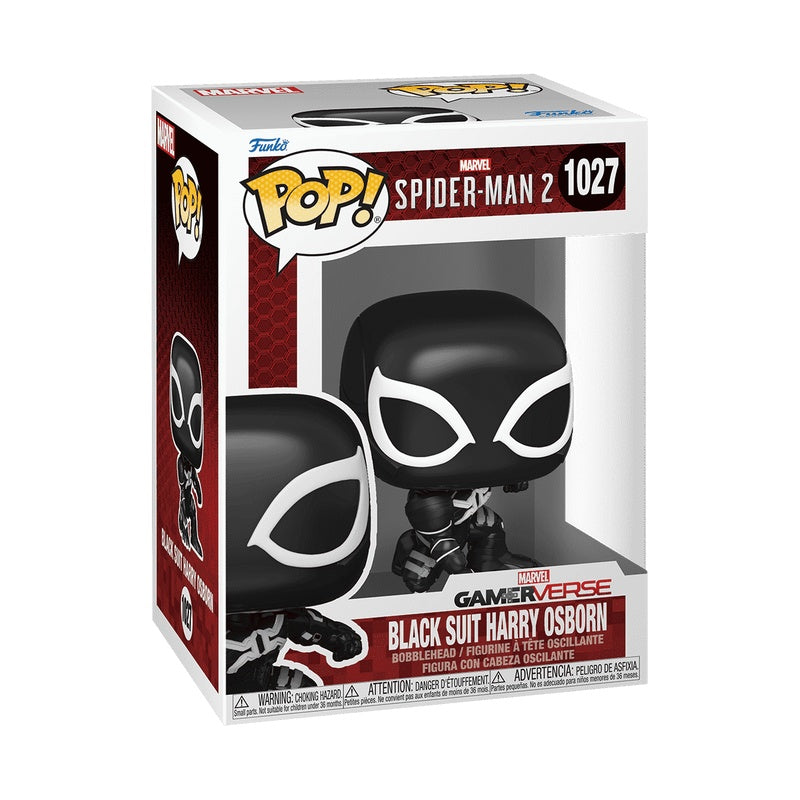 Funko Pop! Spider-Man - Black Suit Harry Osborn Vinyl Figure, image 2
