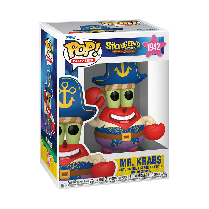 Funko Pop! SpongeBob Movie (2025) - Mr. Krabs Vinyl Figure