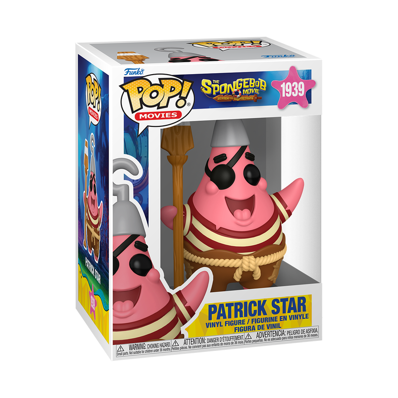 Funko Pop! SpongeBob Movie (2025) - Patrick Star Vinyl Figure