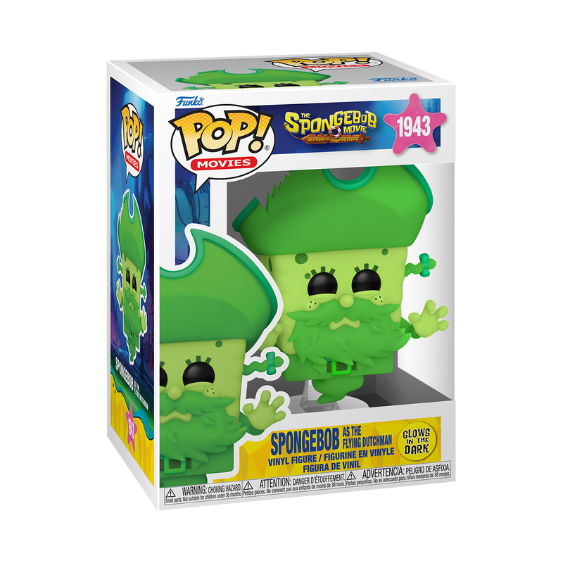 Funko Pop! SpongeBob Movie (2025) - Spongebob as The Flying Dutchman Slow Vinyl Figure, image 2