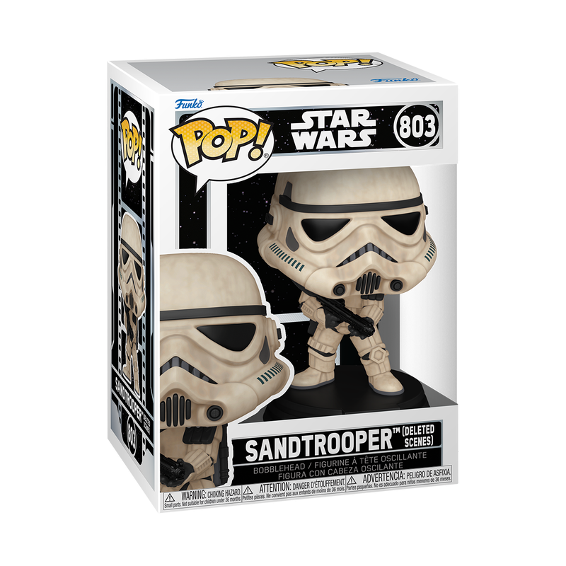 Funko Pop! Star Wars: Deleted Scenes - Sandtrooper (Survival Backpack) Vinyl Figure, image 2
