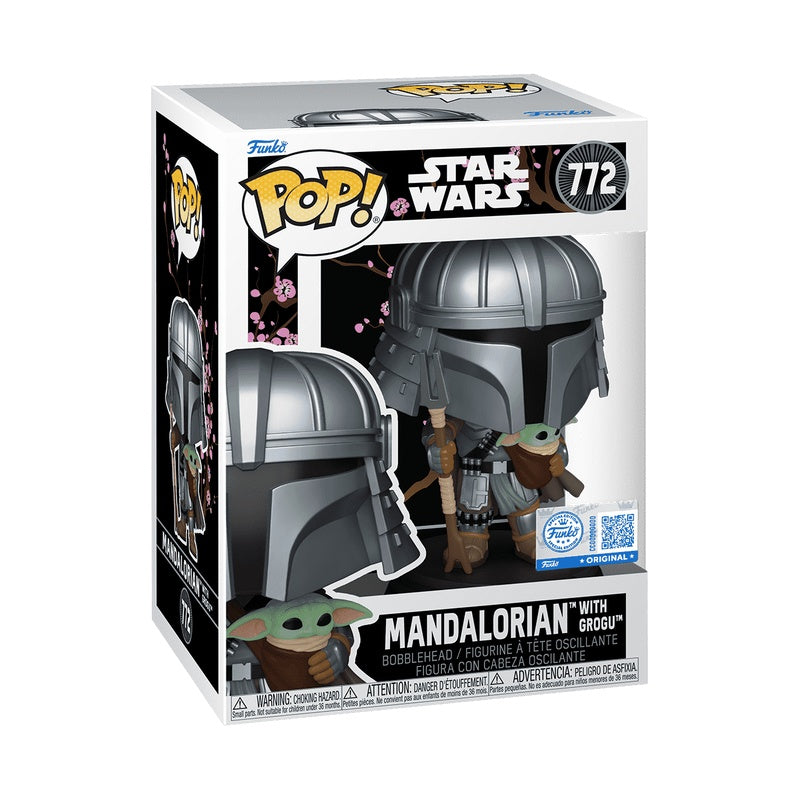 Funko Pop! Star Wars: Impressions - Mandalorian with Grogu Vinyl Figure, image 2
