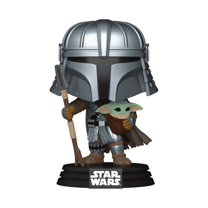 Funko Pop! Star Wars: Impressions - Mandalorian with Grogu Vinyl Figure