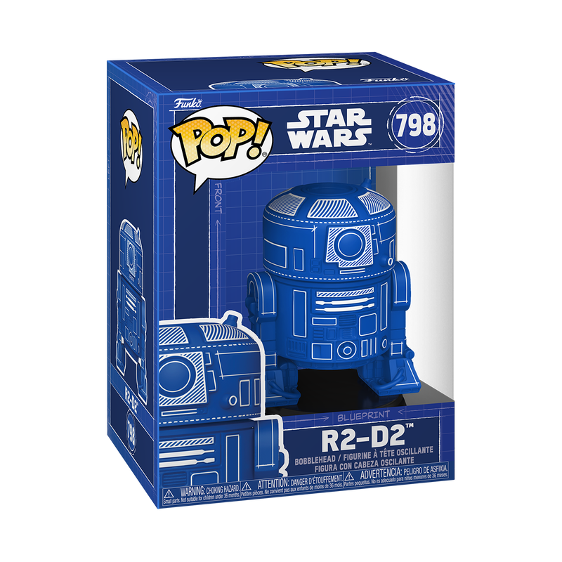 Funko Pop! Star Wars - R2-D2 (Blueprint) Vinyl Figure