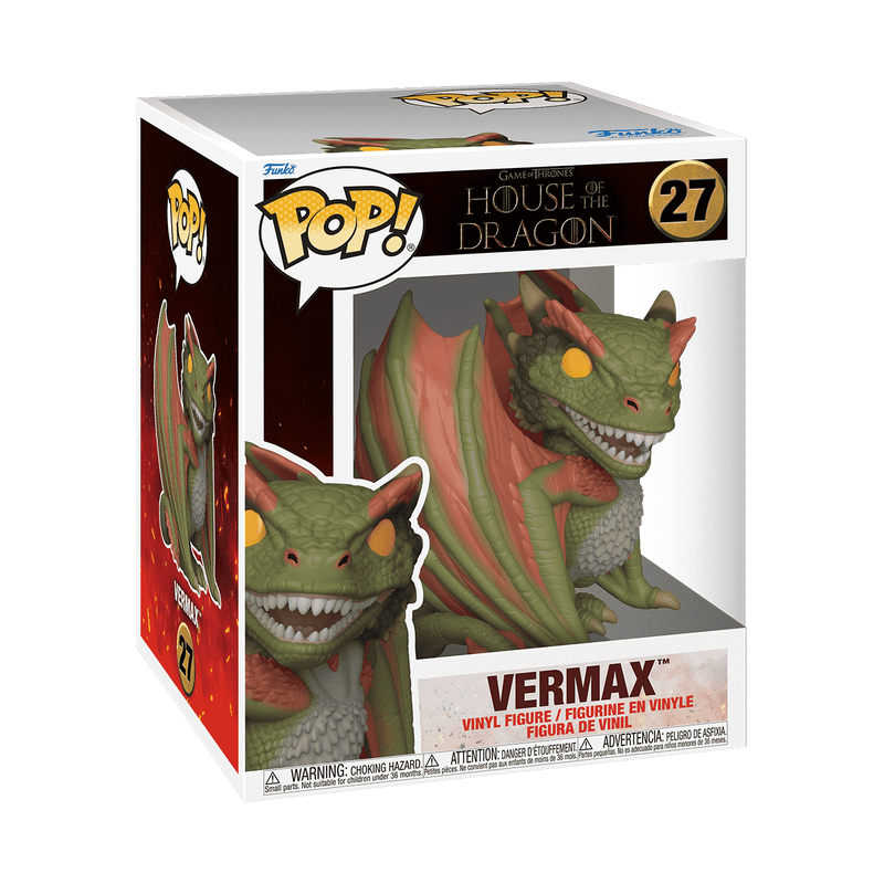 Funko Pop! Super House of the Dragon - Vermax 6" Vinyl Figure