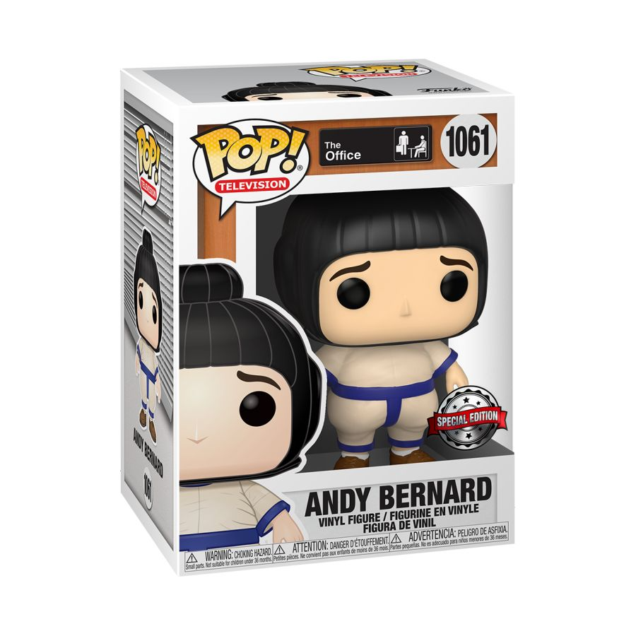 Funko Pop! The Office - Andy in Sumo Suit Vinyl Figure, OCARE NZ