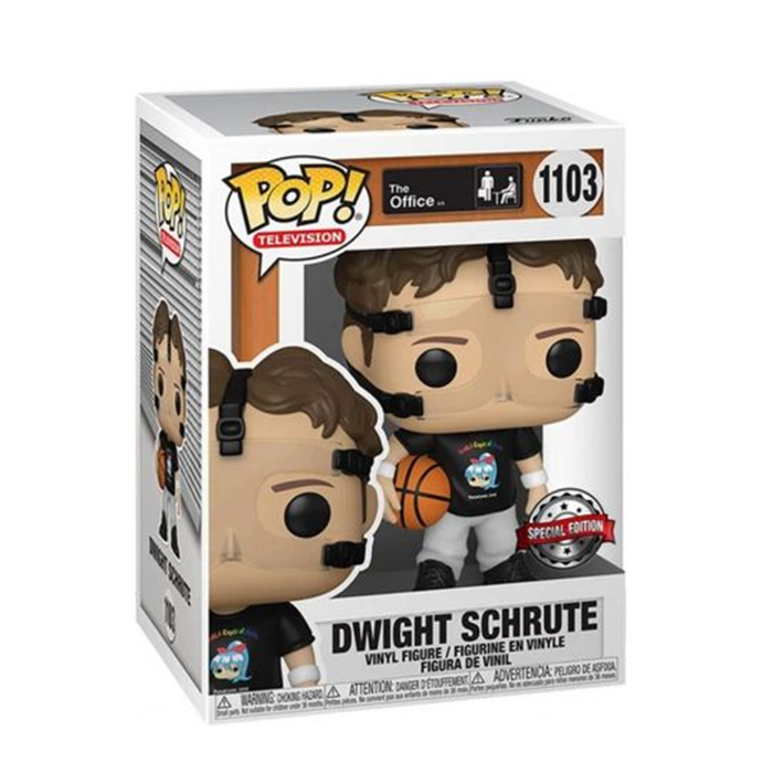 Funko Pop! The Office - Basketball Dwight Vinyl Figure, OCARE NZ