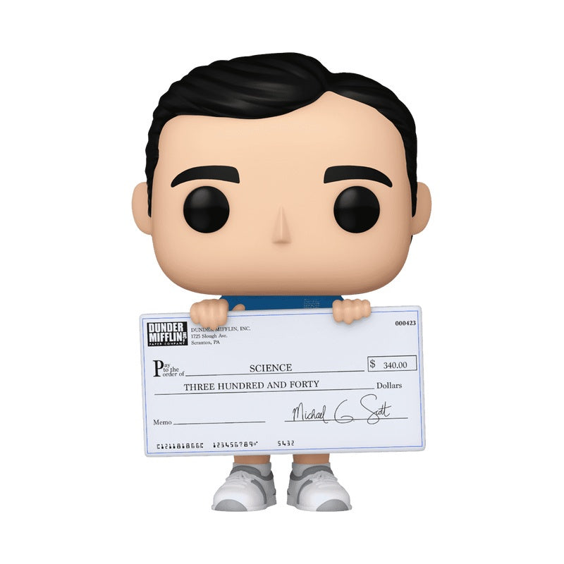 Funko Pop! The Office - Fun Run Michael with Cheque Vinyl Figure