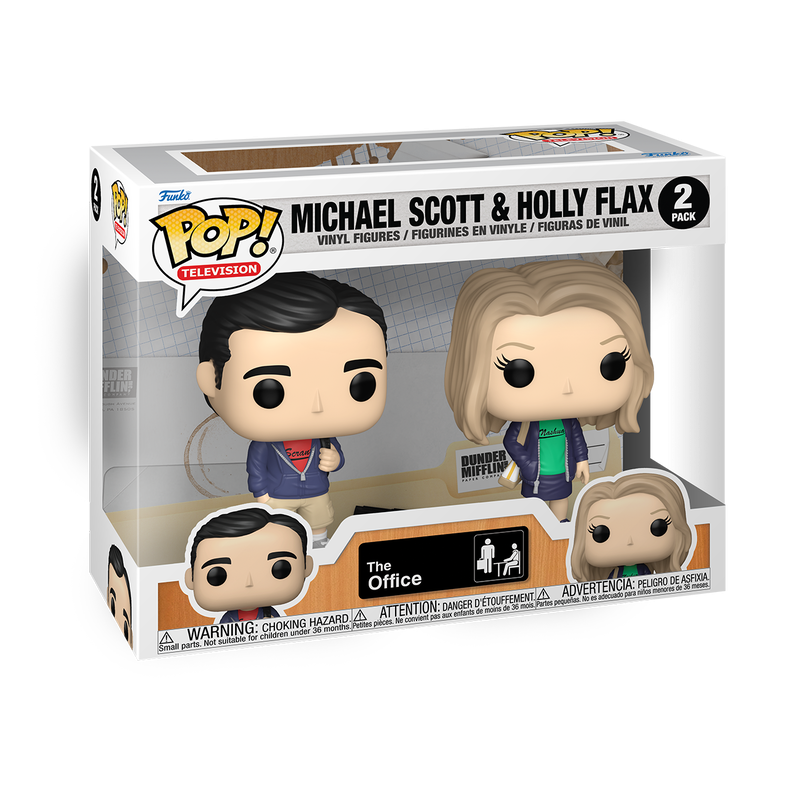 Funko Pop! The Office - Michael & Holly 2-Pack Vinyl Figure, image 2