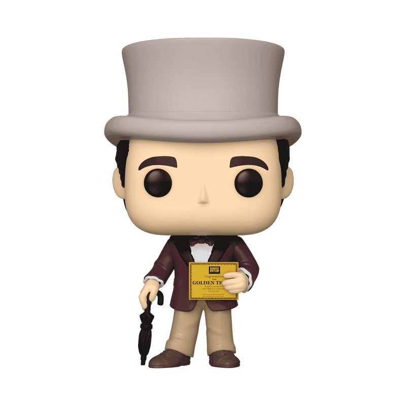 Funko Pop! The Office - Michael with Golden Ticket Vinyl Figure