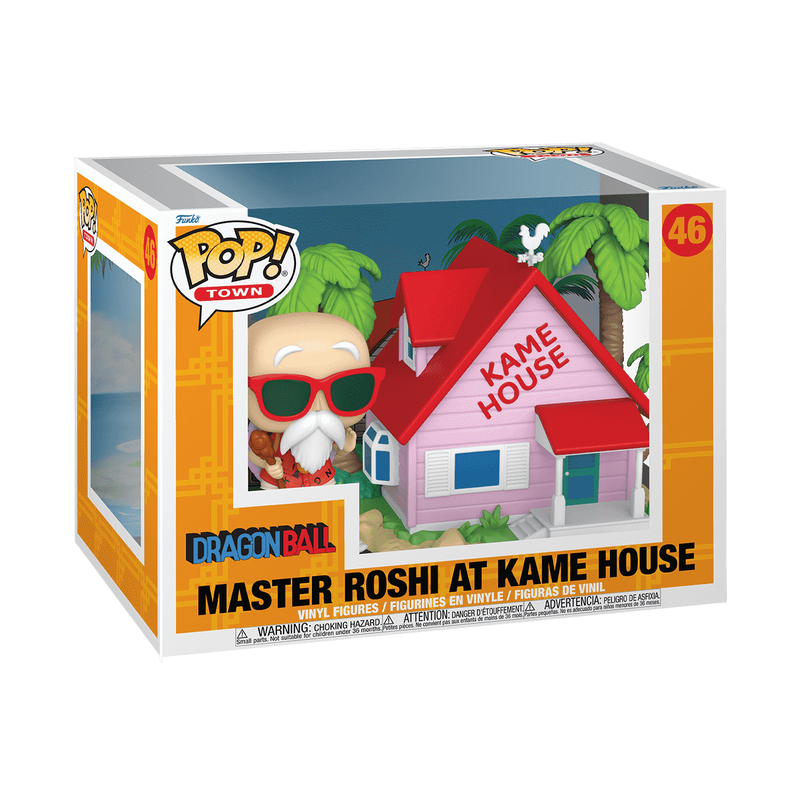 Funko Pop! Town Dragon Ball - Master Roshi with Kame House Vinyl Figure