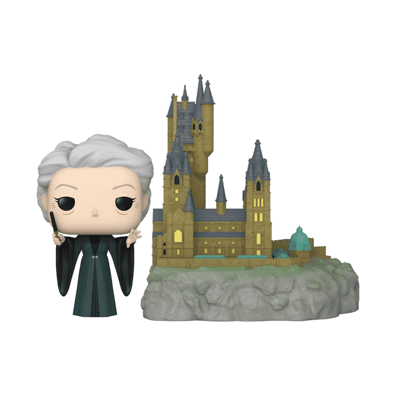 Funko Pop! Town Harry Potter - Minerva with Hogwarts Vinyl Figure