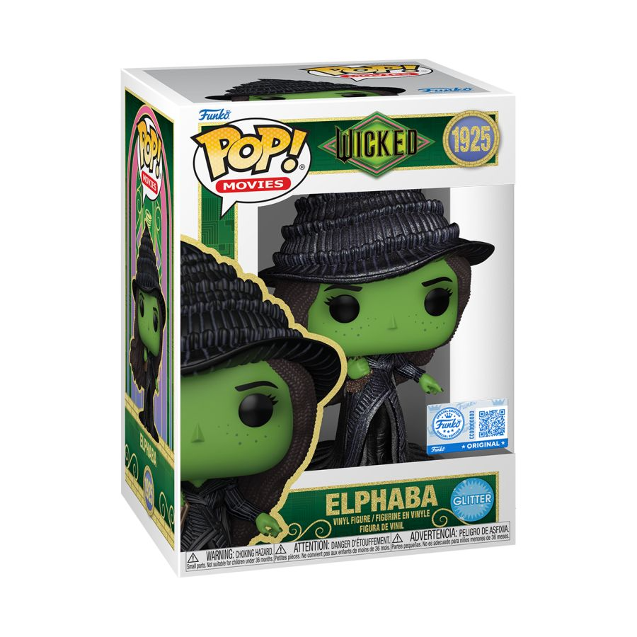 Funko Pop! Wicked (2025) - Elphaba Diamond Glitter Vinyl Figure