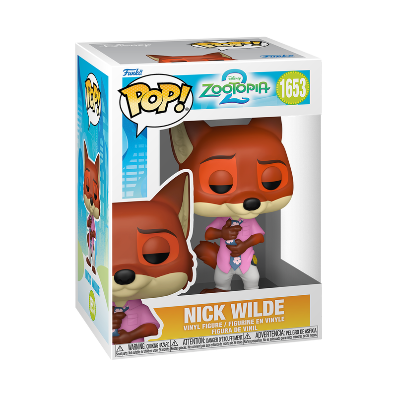 Funko Pop! Zootopia 2 - Nick Wilde Vinyl Figure, image 2