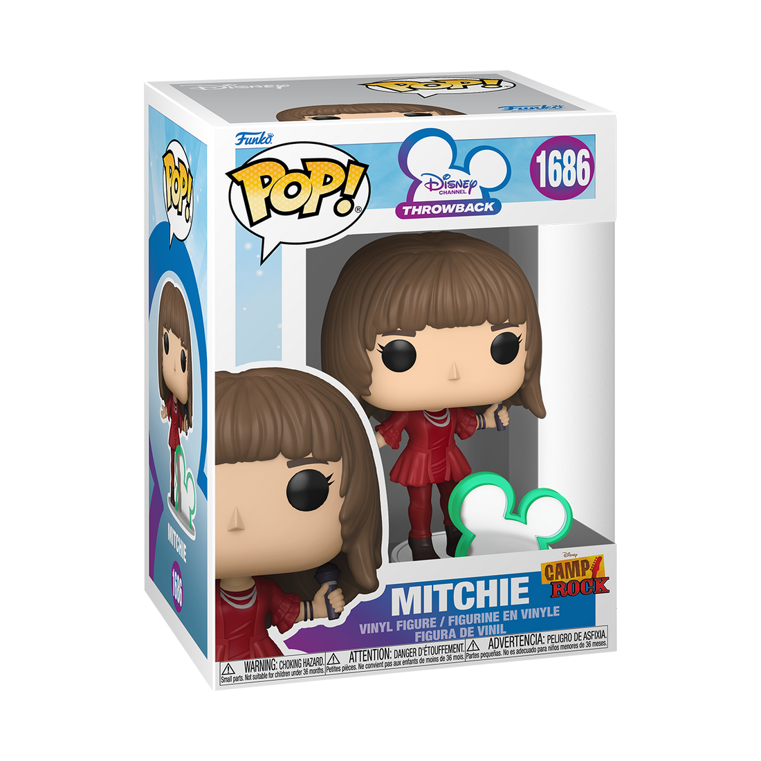 Funko Pop! Camp Rock - Mitchie Torres with Disney Channel Logo Vinyl Figure, image 2