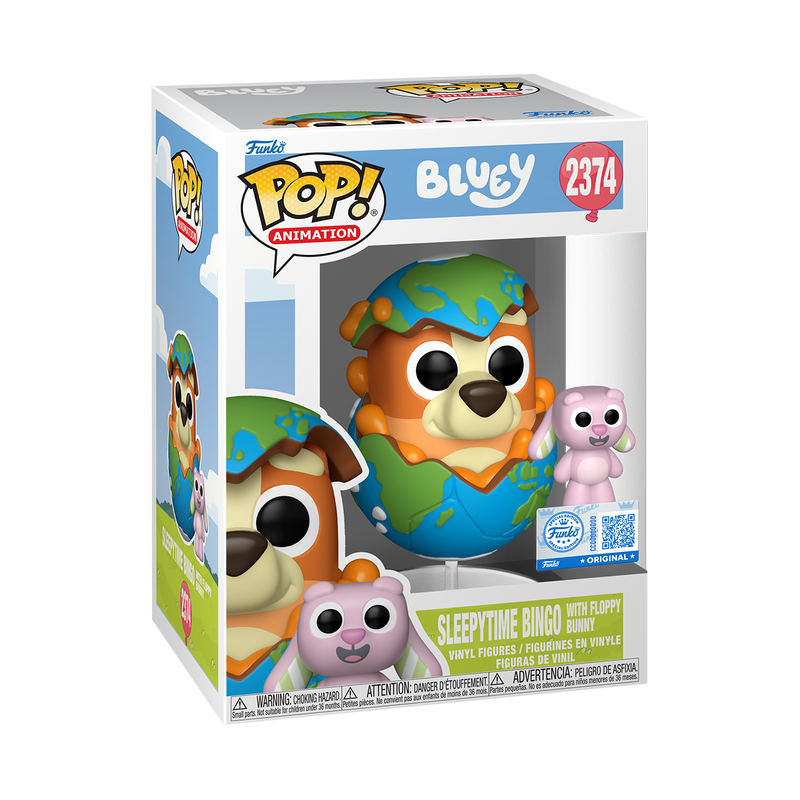 Funko Pop! Bluey - Sleepytime Bingo with Floppy Bunny Vinyl Figure, image 2