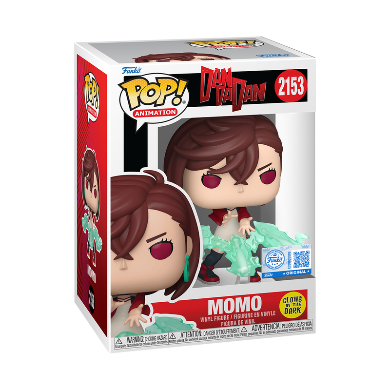 Funko Pop! Dan Da Dan - Momo Glow Vinyl Figure