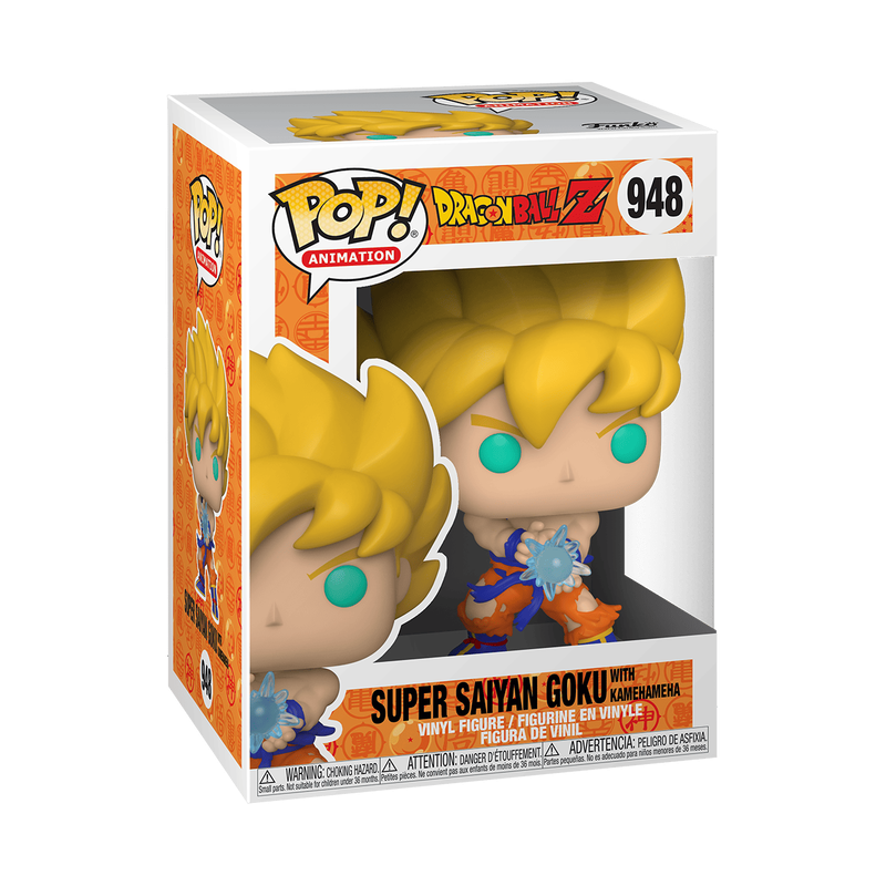 Funko Pop! Dragon Ball Z - Super Saiyan Goku with Kamehameha Wave Vinyl Figure