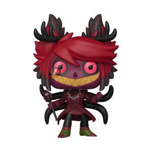 Funko Pop! Hazbin Hotel - Alastor Vinyl Figure featuring the Radio Demon with stylized design.