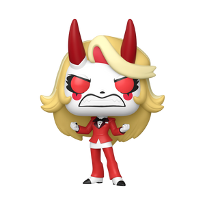 Funko Pop! Hazbin Hotel - Charlie Vinyl Figure showcasing the Princess of Hell in her iconic red outfit.
