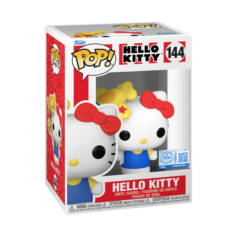 Funko Pop! Hello Kitty - Hello Kitty with Plane Vinyl Figure in collectible box, showcasing the cute character design.