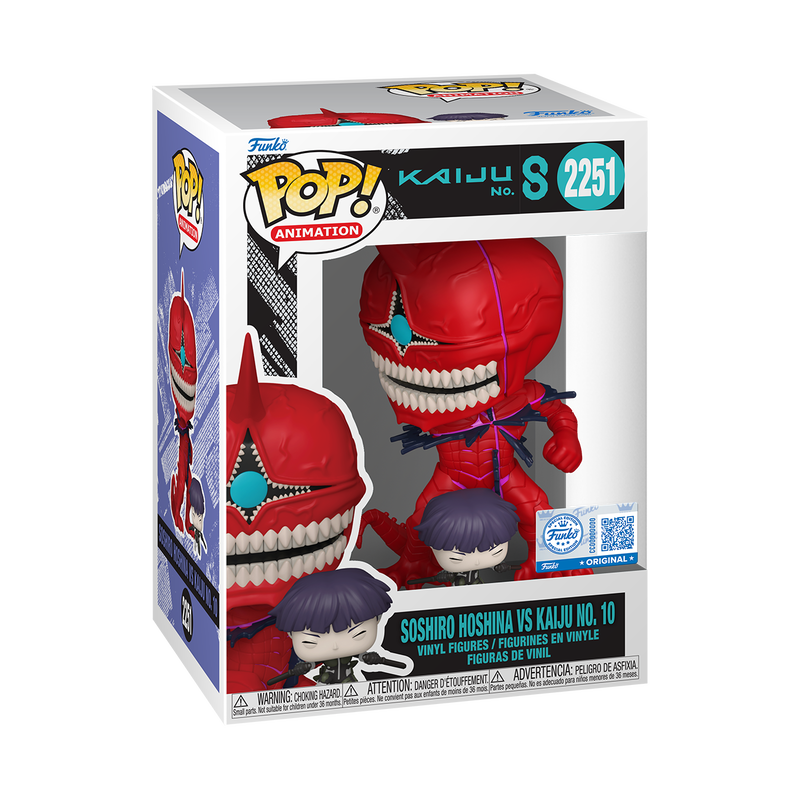 Funko Pop! Kaiju No.8 - Hoshina & Kaiju No.10 Vinyl Figure, image 2