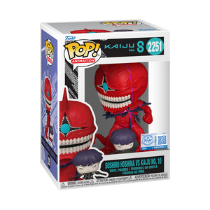 Funko Pop! Kaiju No.8 - Hoshina & Kaiju No.10 Vinyl Figure in collectible packaging