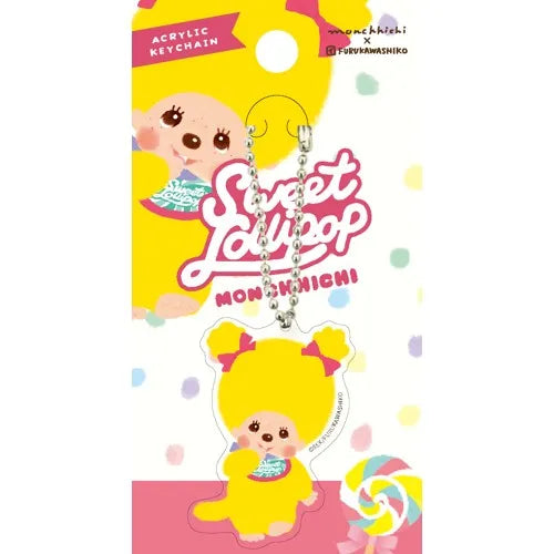 Furukawa Shiko Monchhichi Lollipop Acrylic Keychain, image 4
