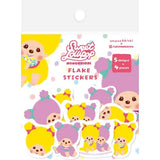 Furukawa Shiko Monchhichi Washi Flake Stickers - 20 Pieces