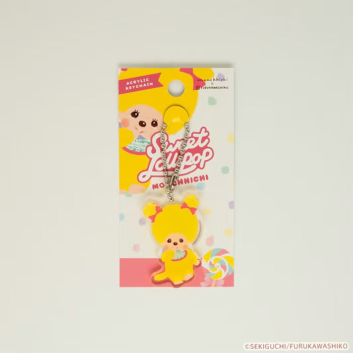 Furukawa Shiko Monchhichi Lollipop Acrylic Keychain, image 5