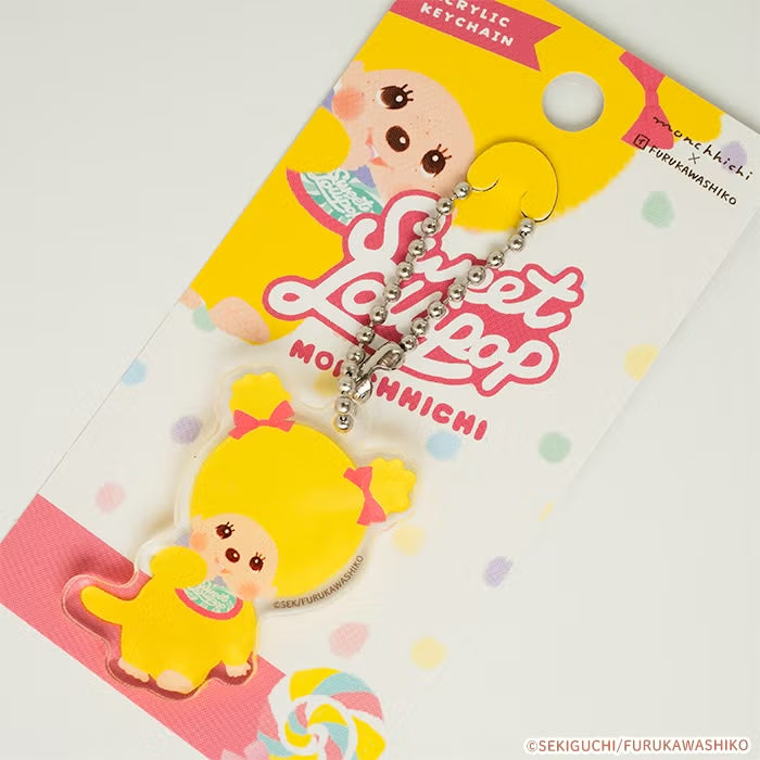 Furukawa Shiko Monchhichi Lollipop Acrylic Keychain, image 6