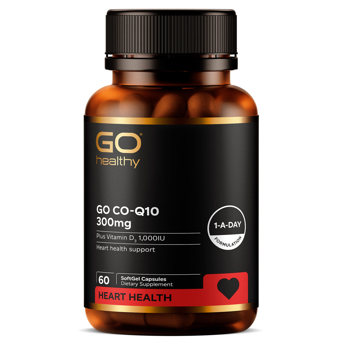 GO Healthy Go Co-Q10 300mg 60 Softgels