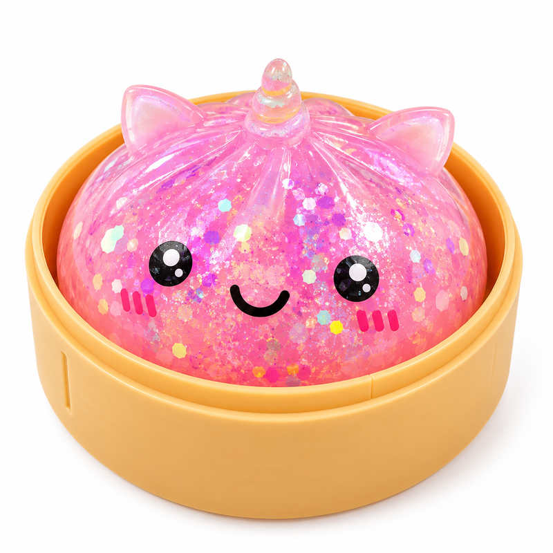 Glitter Unicorn Squishy Dumpling Mystery Toy