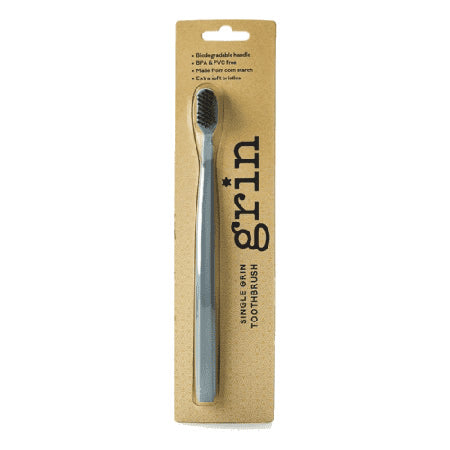 Grin Bio Charcoal-Infused Toothbrush - Soft