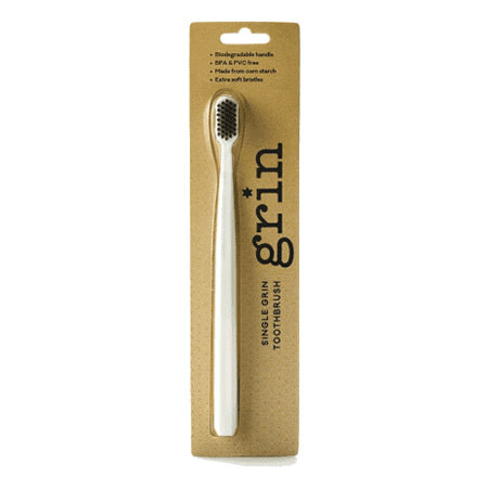 Grin Bio Charcoal-Infused Toothbrush - Soft