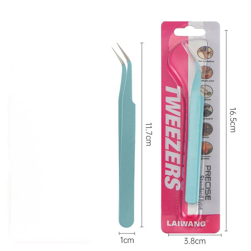 Laiwang Multi-Purpose Tweezers Candy Colour Series Curved Tip, image 3
