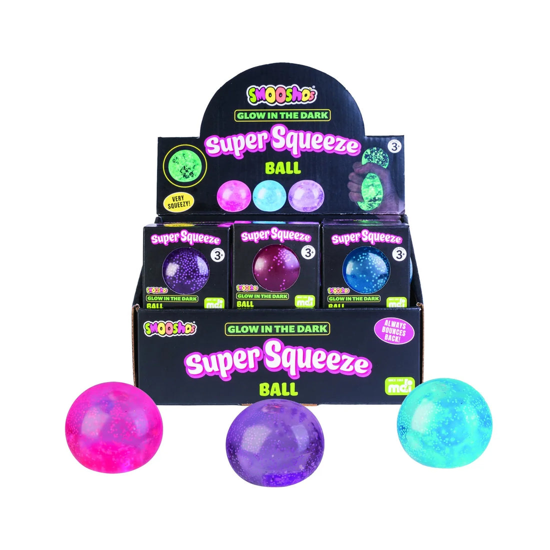 Smoosho's Super Squeeze Glow in the Dark Ball, image 4