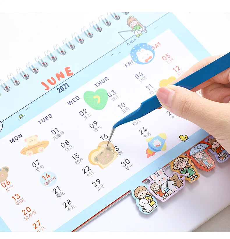 Laiwang Multi-Purpose Tweezers Candy Colour Series Curved Tip, image 5