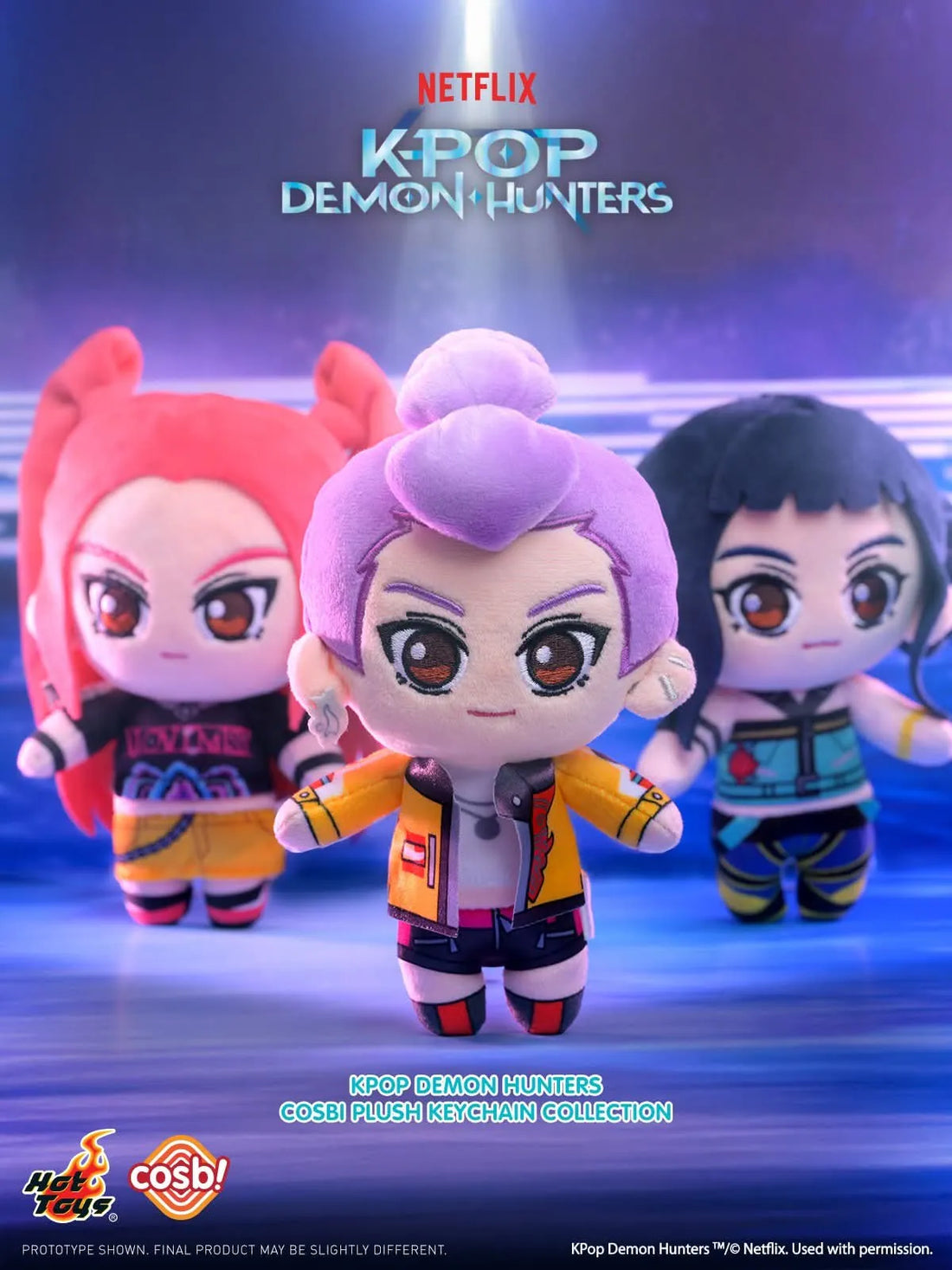 Hot Toys K-Pop Demon Hunters Cosbi Plush Keychain Blind Box, image 3