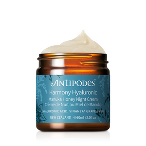 Antipodes Harmony Hyaluronic Manuka Honey Night Cream 60ml, Night Creams, OCARE NZ