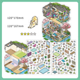 Infeel.Me 2.5D Deco Scene Sticker My Little House Series #11