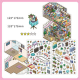 Infeel.Me 2.5D Deco Scene Sticker My Little House Series #11