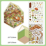 Infeel.Me 2.5D Deco Scene Sticker My Little House Series #1