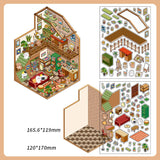 Infeel.Me 2.5D Deco Scene Sticker My Little House Series #1