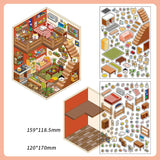 Infeel.Me 2.5D Deco Scene Sticker My Little House Series #1